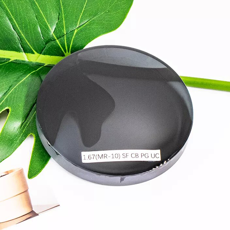 1.67 반제품 광변색 단초점 렌즈