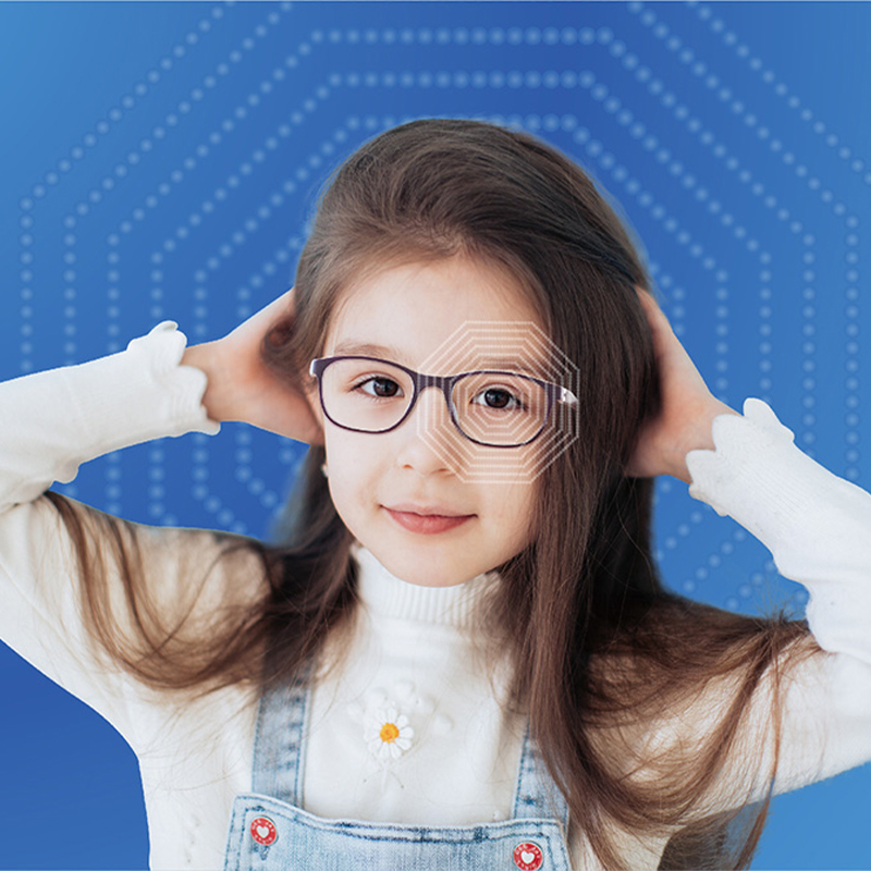 팔각형 원형 근시 조절 렌즈